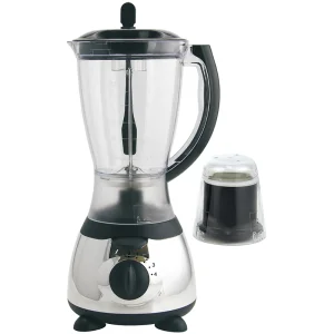 Electric Immersion Juicer Machine Home Kitchen Appliances Stainless Steel Ice Crusher Food Chopper Bean Grinder Mixer Blender Set for Vegetables Nuts and Fruits