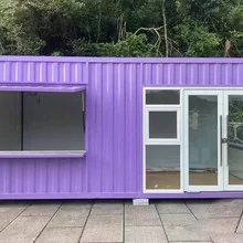 Prefabricated House Temporary Office Commercial Custom Container Mobile Shop