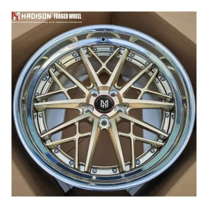 Hadison Custom 2-Piece Staggered Spoke Multi-Spoke Forged 5X114.3 20 21 22 Inch Wheels Rims for Ferrari F8 Spider Roma Portofino
