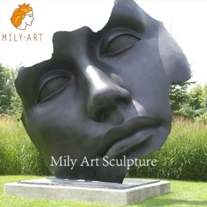 Bronze Abstract Face