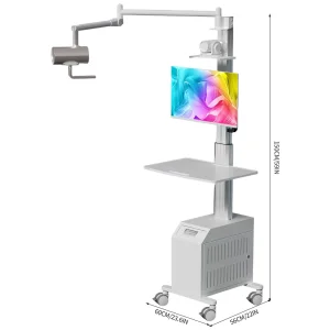 Customizable Telemedicine Medical Cart with Adjustable Arm for Hospitals