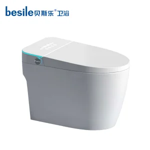 Wall Hung Smart Toilet with Tankless Design and Powerful Turbo Flush Technology