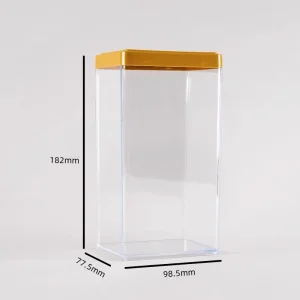 Factory New Design Food Biscuit Packaging Box With Lid Food Packaging Plastic Box Food Storage Container