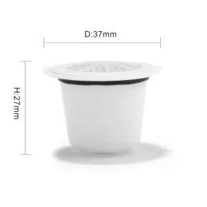 Refillable Espresso Pods Stainless Steel Mesh Coffee Pods Compatible for Nespresso Original Line Machines