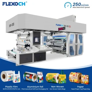 High Speed Flexo Printing Machine for Plastic Bag Film Paper Cup