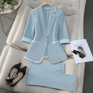 Women's Business Work Dress Two-piece Suit