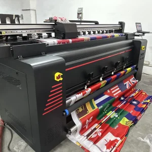 Yinghe Manufacturer Heavy Duty 2m with 4PCS I3200 Printhead Digital Fabric Textile Flag Roll to Roll Sublimation Printer Fabric Printer