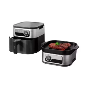 3-in-1 Digital Display Electric Air Fryer Steamer