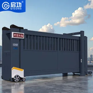 Automatic Unattended Electric Double Door Telescopic Sliding Driveway Gate with Remote Control