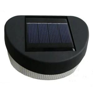 Outdoor 8led Solar Powered Fence Gutter LED Light Outdoor Garden Yard Wall Solar Fence Lamp