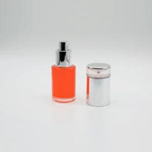 Empty Glass Cosmetic Packaging