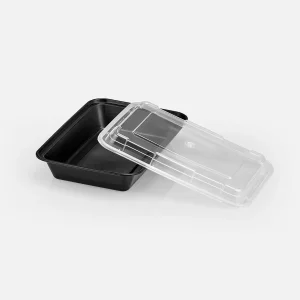 Disposable Plastic PP Leakproof Microwavable Food Container with Lid Takeout Boxes