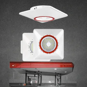 High Brightness IP65 Waterproof LED Canopy Lights 100W/120W/150W Outdoor Ceiling Petrol/Warehouse Residential Use CRI80 5-Year