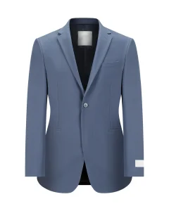 Custom Tailored Men's Suit Jacket &amp; Blazer Modern Solid Breathable Woolen Fabric Plus Size Made to Measure
