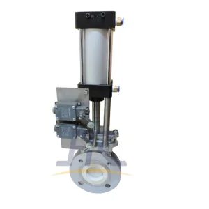 Pneumatic Stainless Steel Ceramic Lined Knife Gate Valve