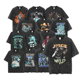 DTG Printing Acid Wash T-shirt