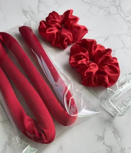 100% Mulberry Silk No Heat Magic Heatless Hair Curlers Hair Roller Spiral Curls Styling Rollers Kit