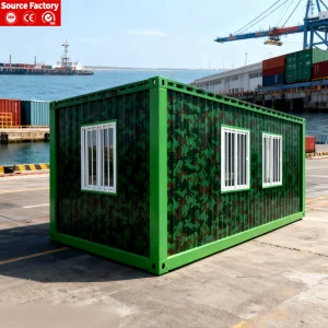 Eco Friendly Casa Modulares Prefabricated Steel Portable Detachable Container House for Sustainable Construction Living