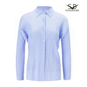 Best Women's Pleated Long - Sleeve Shirt Companies, Product