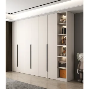 Customized Luxury Wardrobe Aluminum Wooden