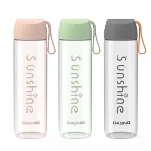 Custom Logo BPA Free Wide Mouth Plastic Sports Gym Water Bottle