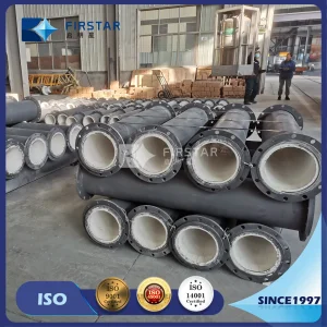 Alumina Ceramic Lined Steel Pipe for Material Conveying System for Mineral Wear Resistance Pipeline