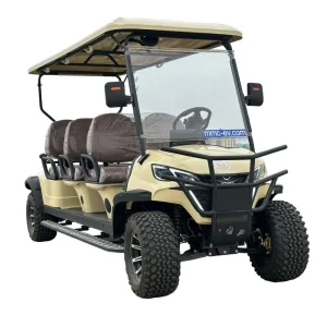 with Front Bumper and Front Basket Lifted off Road 48/72V 4 6 Seater Golf Cart