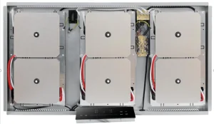 6 Burner Hidden Induction Cooktop