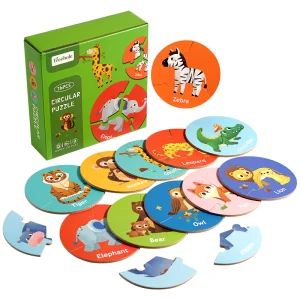 Children Educational Wooden Puzzle Toy 36pcs Forest Marine Animal