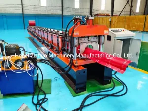 Máquina de formación en frío para hacer chapa de cubierta de acero galvanizado para el remate de tejados precio