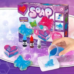DIY Handmade Soap Making STEAM Kit Kids Science Experiment Educational Toy Gift Box for Birthday Gifts