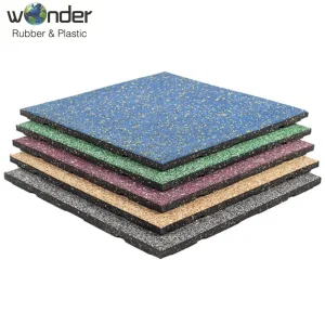 ODM Anti-Slip Playground EPDM Interlocking Paving Granule Puzzle Sport Rubber Flooring Mat Tiles Rolls Gym Fitness