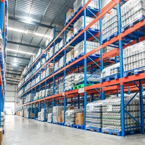 Stable Warehouse Pallet Storage Rack Heavy Duty Selective Beam Type Pallet Racking