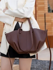 ODM OEM 2026 Leather Wing Bag Handbag Tote Bag