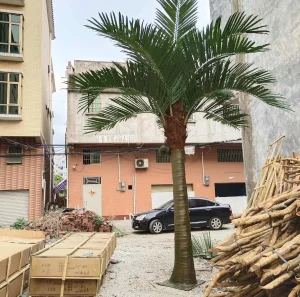 China Manufacturer Hot Sell New Design Faux Home Decoration Artificial Palm Tree