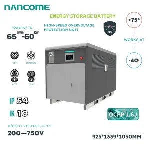 Nancome Smart Energy Storage System for Telecom Base Stations with Remote Monitoring