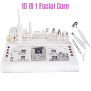Microdermabrasion Iontophoresis Skin Firming Anti-aging Massager Microcurrent High Frequency Galvanic Facial Machine