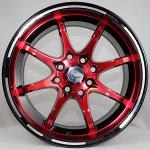Custom Design 15 Inch Spare Part Auto Accessories Deep Dish Racing Forged Rims for Luxury Cars PCD 4/8X100-114.3