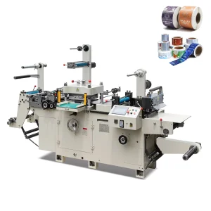 High Speed Automatic Flatbed Die Cutter Small Rotary Label Die Cutting Machine With High Quality