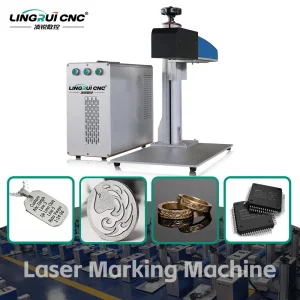 Big Discount Factory Supply Raycus Jpt Mopa M7 Fiber Laser with Rotary Split Fiber Laser Marking Machine