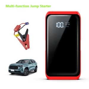 Ultimate Compact Car Accessory Auto Parts Car Emergency All-in-One Portable Jump Starter Engine Start Backup Power Supply W/ Emergency Light for Dead Batteries