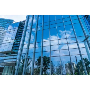 Hangxing Modern Unitized Glass Curtain Wall High-rise Building Eco-Friendly Energy Efficient Exterior Hotel Villa Outdoor Hall