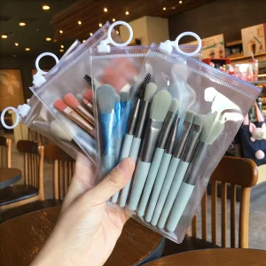 Wholesale Bulk Custom Logo 8 Pieces Eyeshadow Brush Kit Private Label Soft Makeup Brush Set