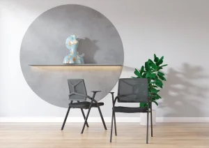 Training Chair H04 Mesh Office Chair Without Wheels Silla De Entrenamiento Chaise Bureau Meeting Conference Room Chairs