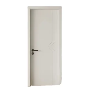 Waterproof Wpc Door Pvc Interior Door Melamine Veneer