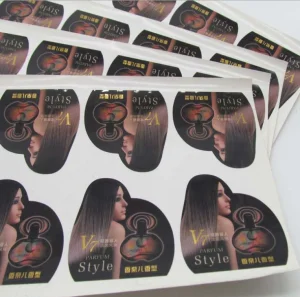 New Sticker Lablel Printing with Cosmetics Hair Dye Packaging