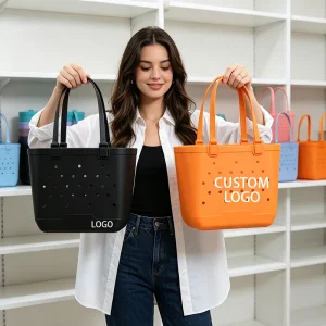 Custom logo Factory Eva Silicone Beach Bags