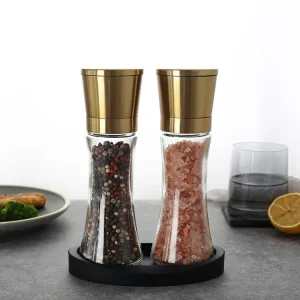 Best Custom Gold Salt and Pepper Grinder Set