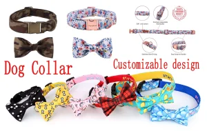 Coleira de Cachorro com Laço, Coleiras Ajustáveis, Guia Retrátil para Cachorro, Caminhada com Cachorro, Logotipo da Marca Personalizado, Cor Personalizada Aceitável