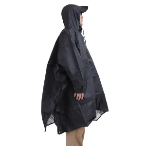 Outdoor Adventures Lightweight Waterproof Poncho Raincoat Rain Cape
